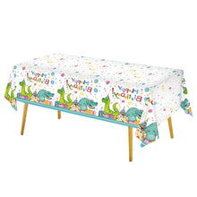 Load image into Gallery viewer, Dinosaur Disposable Tableware Dinosaur Birthday Party Decorations Kids Boy Baby Shower Balloons Jungle Safari Birthday Supplies