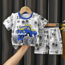 Load image into Gallery viewer, Disney Summer Cotton Baby Sets short sleeve Boy T-shirt + Shorts Sets Toddler Clothing Baby Boy Clothes