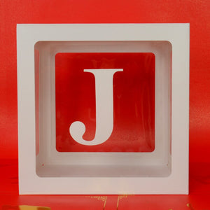 Custom Name Letter Baby Shower Box Birthday Wedding Balloon Box Party Anniversary Decoration Kids Babyshower Girl Gender Reveal