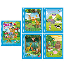 Load image into Gallery viewer, Magic Water Drawing Book Children Painting Drawing Toys Reusable Coloring Books Sensory Early Education Toys for Baby Kids