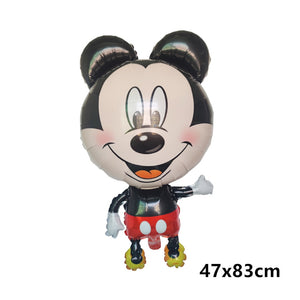 Giant Disney Foil Balloon Mickey Mouse Balloons Minnie Birthday Party Decoration Kids Toy Baby Shower Ball Children Cartoon Gift