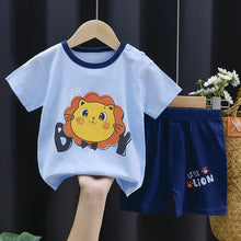 Load image into Gallery viewer, Disney Summer Cotton Baby Sets short sleeve Boy T-shirt + Shorts Sets Toddler Clothing Baby Boy Clothes