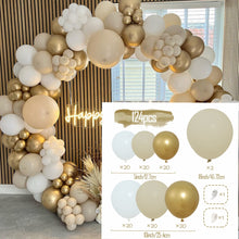 Load image into Gallery viewer, Apricot Coffee Brown Balloon Garland Arch Kit Wedding Birthday Party Decoration Kids Latex Balloon Globos Baby Shower Decor