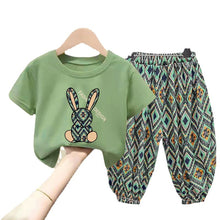 Load image into Gallery viewer, Children Clothing Set Boy Girl Clothes Summer Suit Baby Sets Cute Cotton Tshirt Pants Toddler Loungewear Soft Tracksuit 2-10Y
