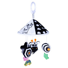 Load image into Gallery viewer, Sensory Cloth Book High Contrast Baby Toys 0 12 Months Newborn Crib Toys Black and White Animal Cloth Books Montessori Baby Book