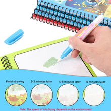 Load image into Gallery viewer, Magic Water Drawing Book Children Painting Drawing Toys Reusable Coloring Books Sensory Early Education Toys for Baby Kids