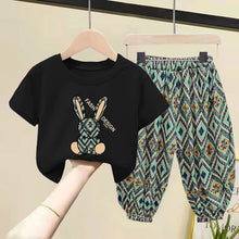 Load image into Gallery viewer, Children Clothing Set Boy Girl Clothes Summer Suit Baby Sets Cute Cotton Tshirt Pants Toddler Loungewear Soft Tracksuit 2-10Y