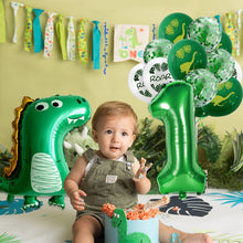 Load image into Gallery viewer, Dinosaur Disposable Tableware Dinosaur Birthday Party Decorations Kids Boy Baby Shower Balloons Jungle Safari Birthday Supplies