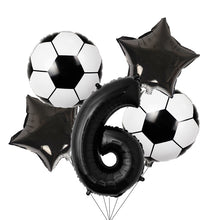 Load image into Gallery viewer, Football Theme Disposable Tableware Set  Sport Boy Birthday Party Baby Shower Cake Decor Supplies Soccer Pattern Cup Plate Straw