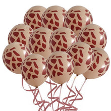 Load image into Gallery viewer, Hedgehog Fox Deer Foil Balloons Safari Birthday Green Jungle Party Decoration Latex Balloon Baby Shower Kids Party Decor Ball