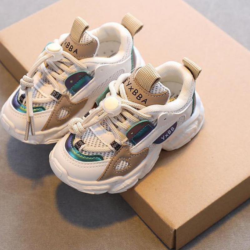 2022 New Girl's Sneakers Children's Boy's Baby Mesh Breathable Kids Shoes Toddler Girl Sneakers Flats Shoes Outdoor Sneaker