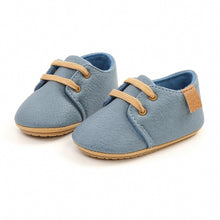 Load image into Gallery viewer, New Baby Shoes Retro Leather Boy Girl Shoes Multicolor Toddler Rubber Sole Anti-slip First Walkers Infant Newborn Moccasins