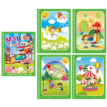 Load image into Gallery viewer, Magic Water Drawing Book Children Painting Drawing Toys Reusable Coloring Books Sensory Early Education Toys for Baby Kids