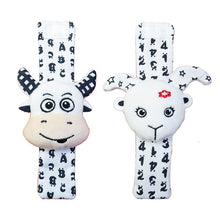 Load image into Gallery viewer, Infant Socks Wrist Rattle Toys Baby Toys 0 12 Months Newborn Cartoon Animal Plush Socks Wrist Strap Rattle for Baby Girl Boy Hot