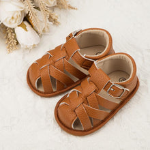 Load image into Gallery viewer, KIDSUN Baby Summer Sandals Infant Boy Girl Shoes Rubber Soft Sole Non-Slip Toddler First Walker Baby Crib Newborn